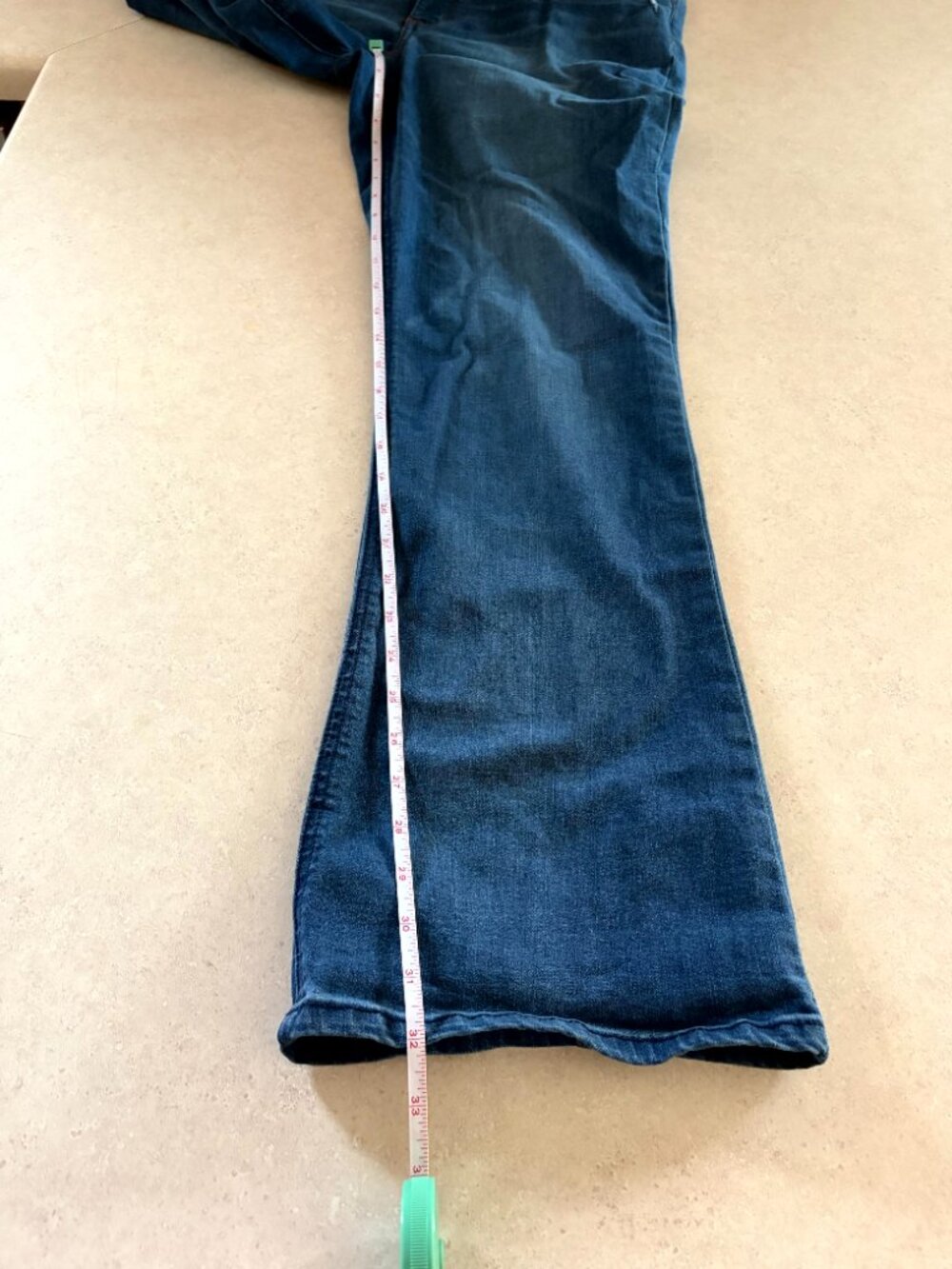 Democracy AB Solutions Women's Size 16 Straight Leg Blue Jeans - Picture 9 of 9